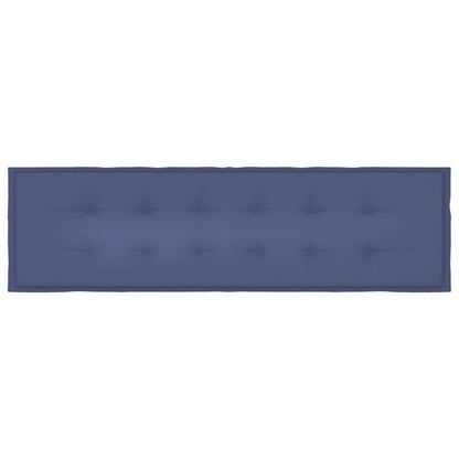 Cuscino per Panca Blu Marino 180x50x3 cm in Tessuto Oxford