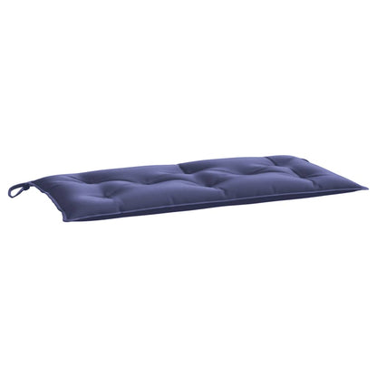 Cuscini per Panca 2 pz Blu Marino 100x50x7 cm in Tessuto Oxford