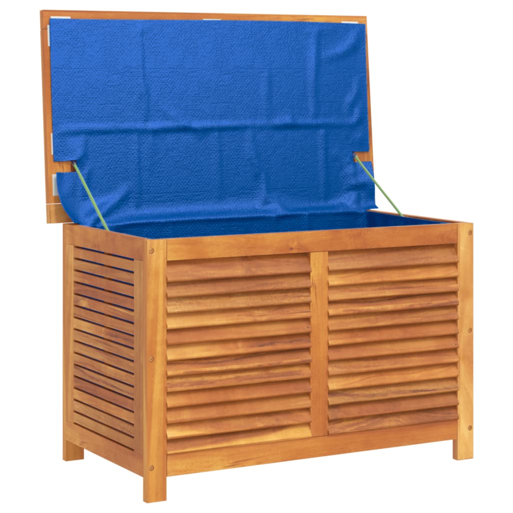 Contenitore Giardino con Feritoia 90x50x56cm Massello Acacia
