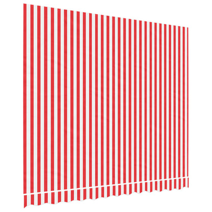 Tessuto di Ricambio per Tenda Strisce Rosse e Bianche 3x2,5 m