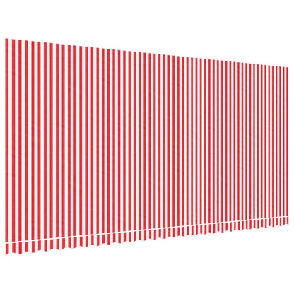 Tessuto di Ricambio per Tenda Strisce Rosse e Bianche 6x3 m