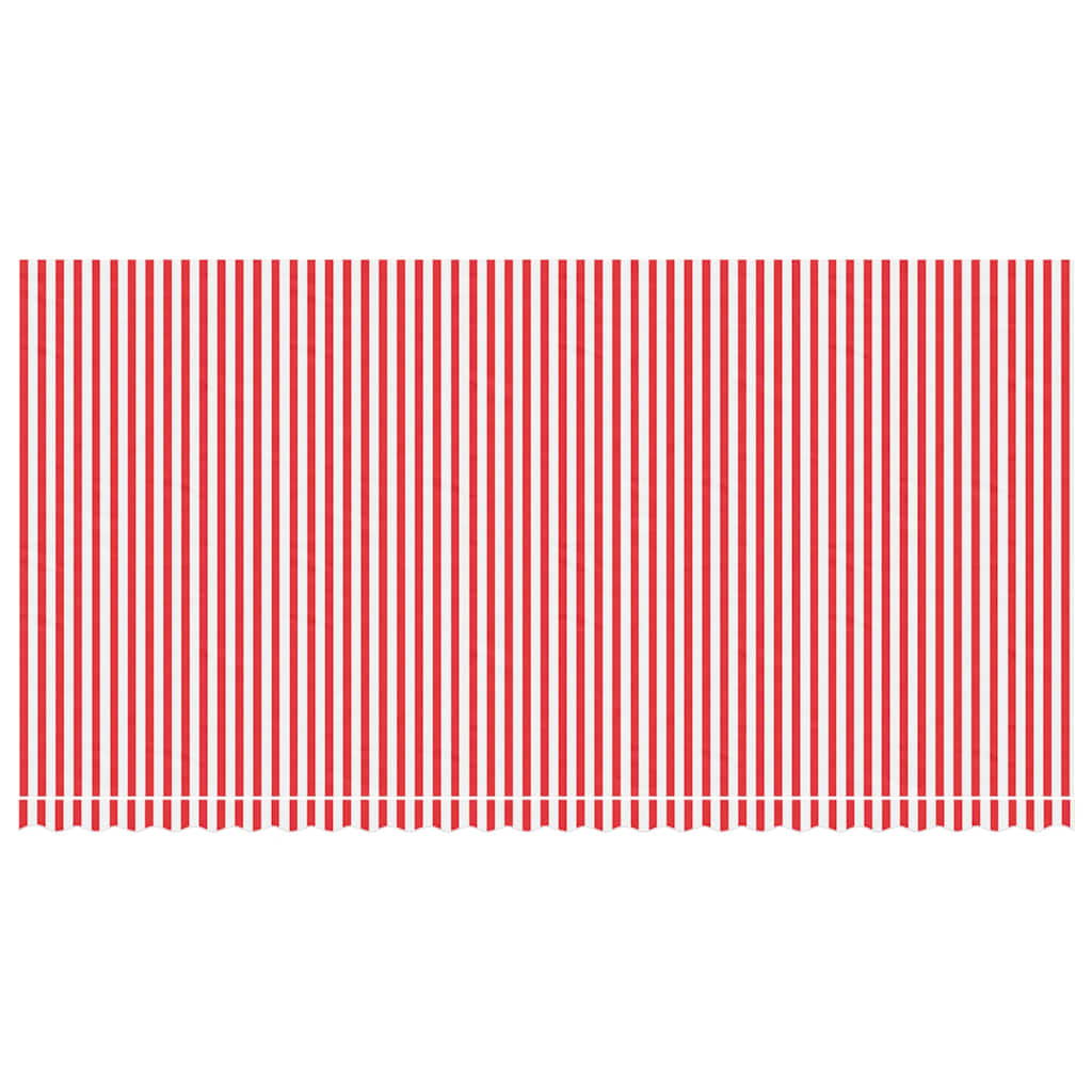 Tessuto di Ricambio per Tenda Strisce Rosse e Bianche 6x3 m