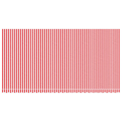 Tessuto di Ricambio per Tenda Strisce Rosse e Bianche 6x3 m