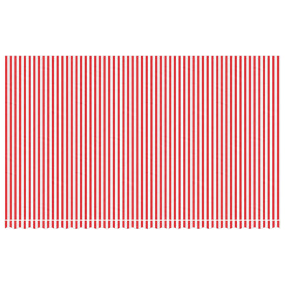 Tessuto di Ricambio per Tenda Strisce Rosse e Bianche 6x3,5 m