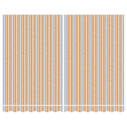 Tessuto di Ricambio per Tenda Strisce Multicolore 3,5x2,5 m
