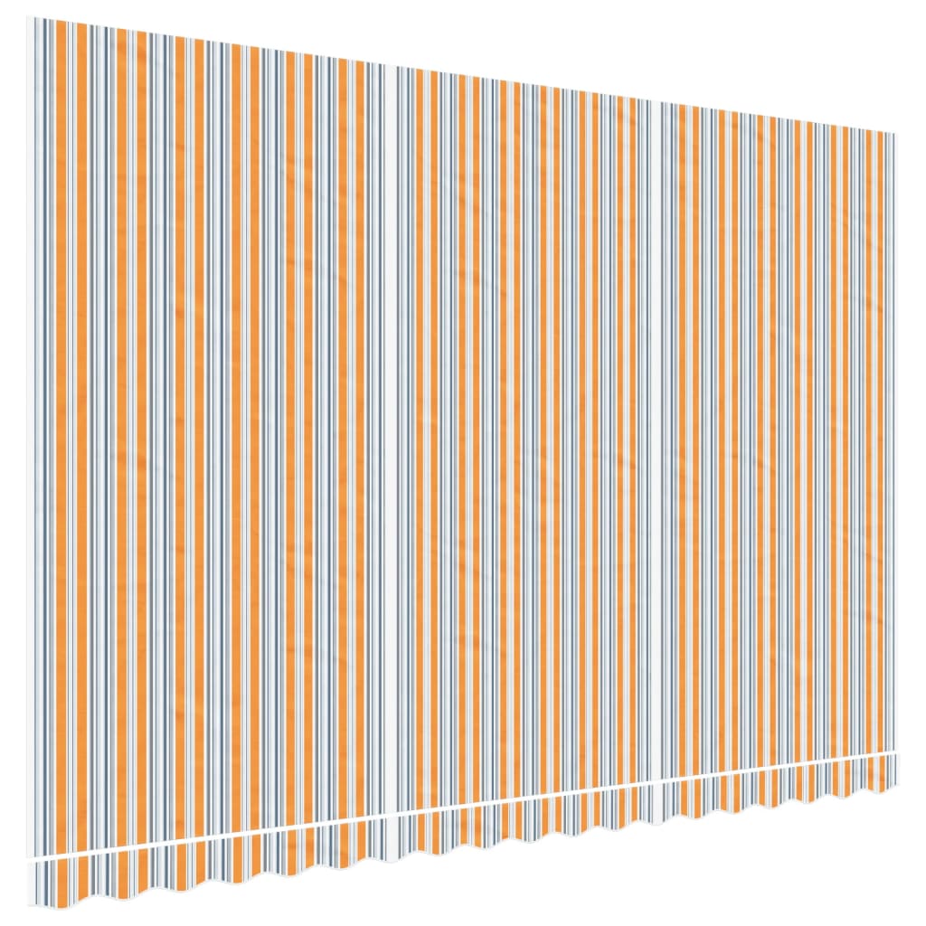 Tessuto di Ricambio per Tenda Strisce Multicolore 4,5x3 m