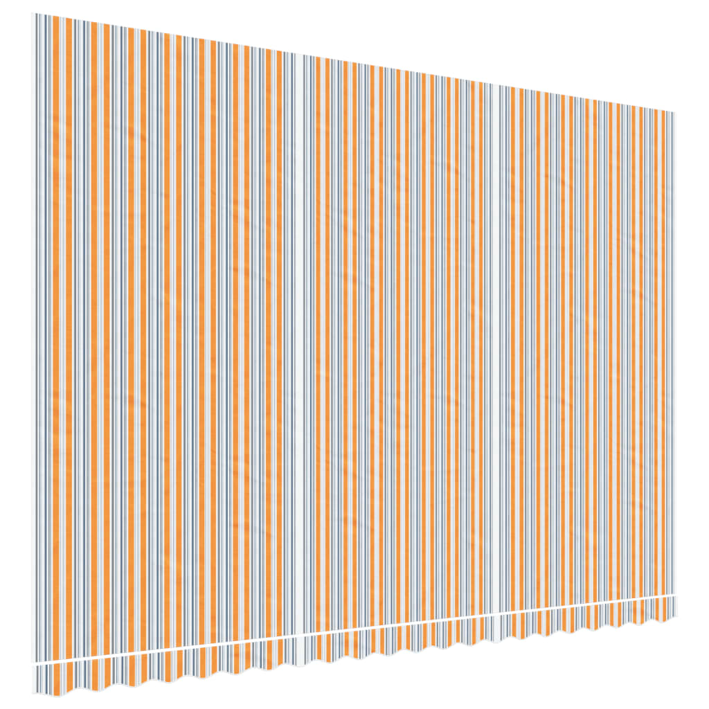Tessuto di Ricambio per Tenda Strisce Multicolore 5x3,5 m