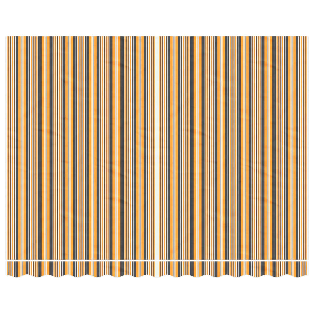 Tessuto di Ricambio per Tenda Strisce Multicolore 3,5x2,5 m