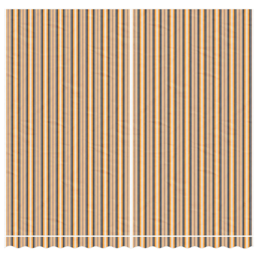 Tessuto di Ricambio per Tenda Strisce Multicolore 4x3,5 m