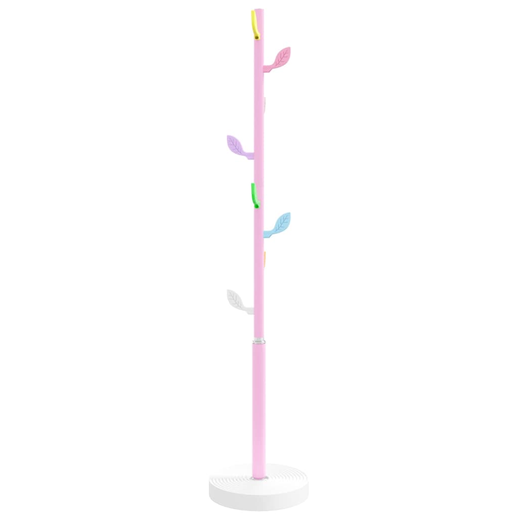 Appendiabiti Rosa 172 cm in Ferro Verniciato a Polvere