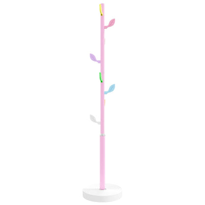 Appendiabiti Rosa 172 cm in Ferro Verniciato a Polvere