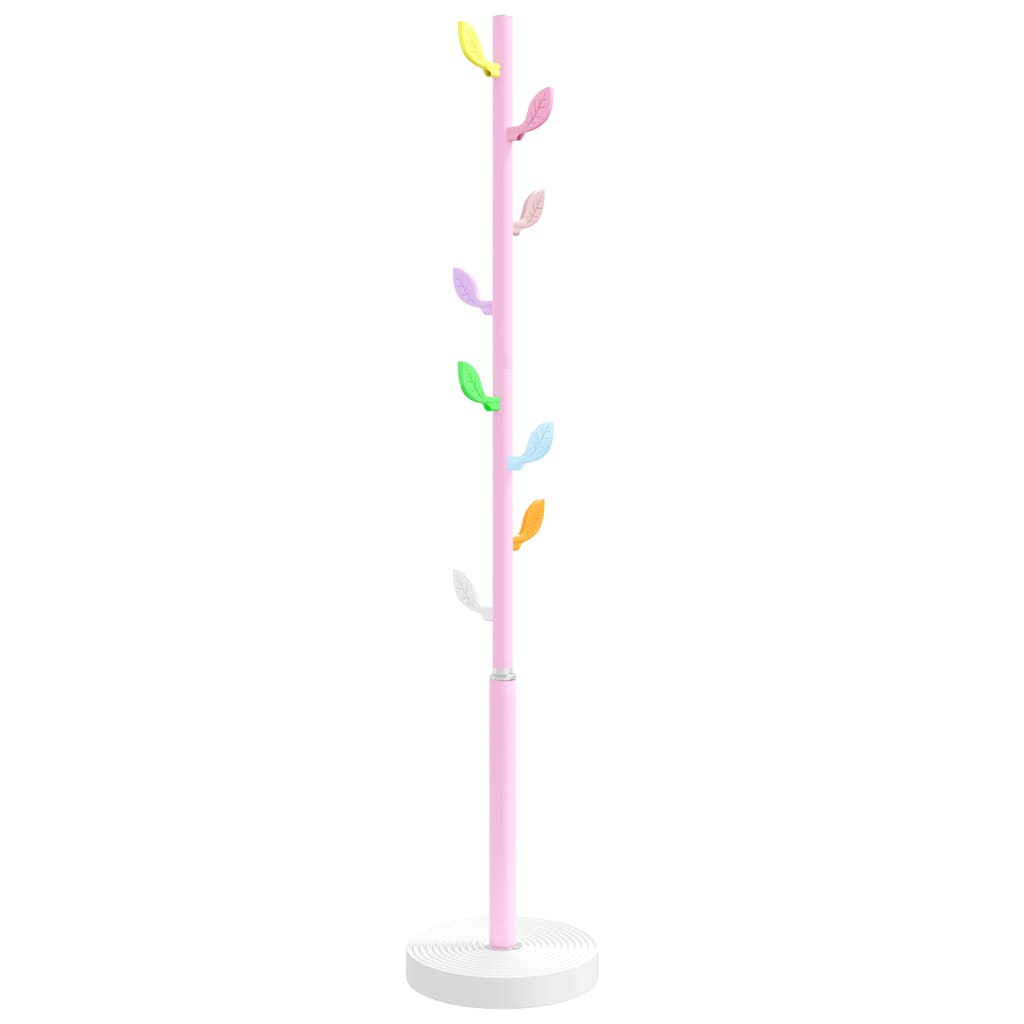 Appendiabiti Rosa 172 cm in Ferro Verniciato a Polvere