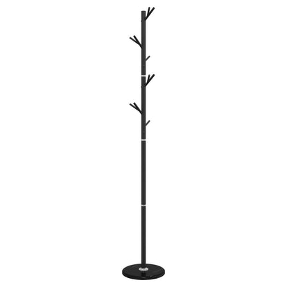 Appendiabiti Nero 175 cm in Ferro Verniciato a Polvere