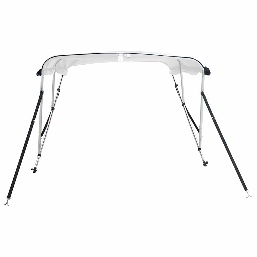 Bimini di Prua con Pareti Laterali 3 Archi 183x(137-152)x137cm