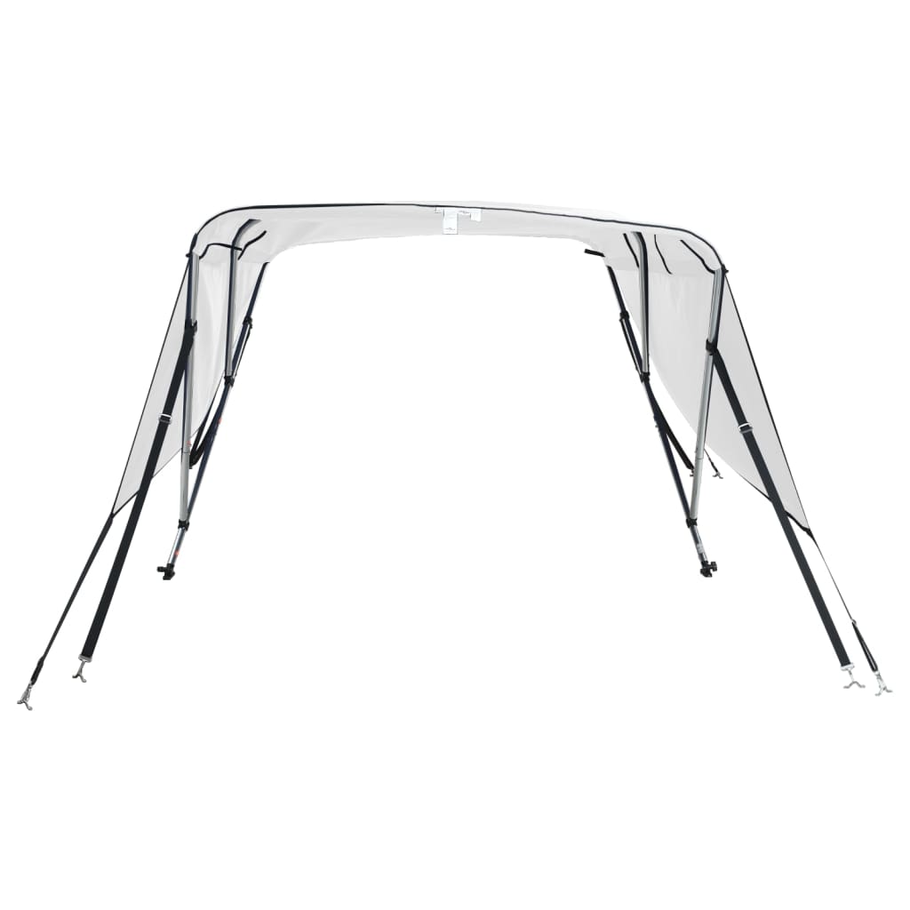 Bimini di Prua con Pareti Laterali 3 Archi 183x(170-182)x137cm