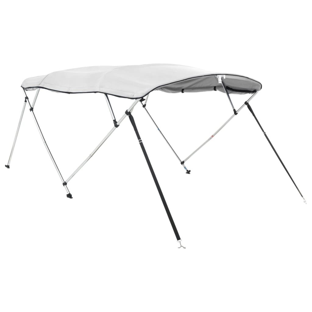 Bimini di Prua con Pareti Laterali 4 Archi 243x(170-182)x137cm