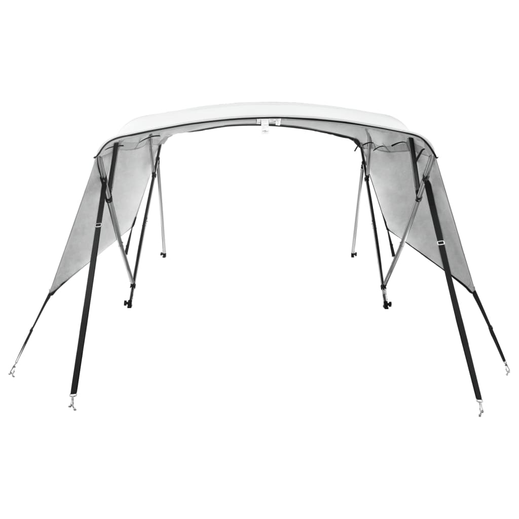 Bimini di Prua con Pareti Laterali 4 Archi 243x(185-198)x137cm