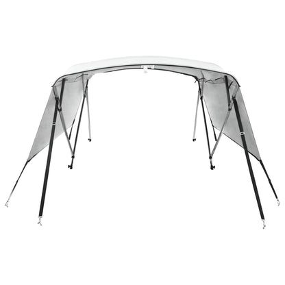 Bimini di Prua con Pareti Laterali 4 Archi 243x(185-198)x137cm