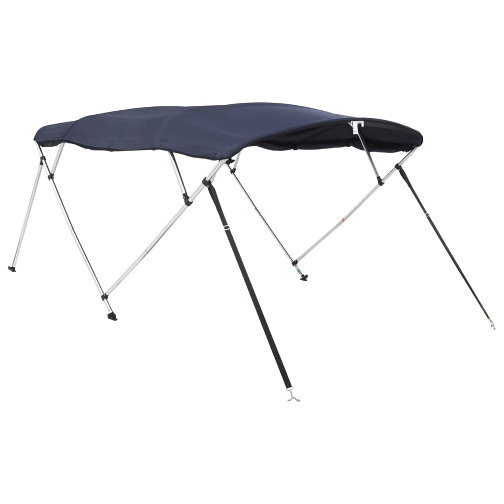 Bimini di Prua con Pareti Laterali 4 Archi 243x(185-198)x137cm