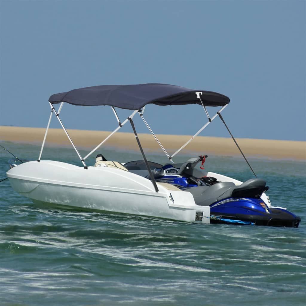 Bimini di Prua con Pareti Laterali 4 Archi 243x(230-244)x137cm