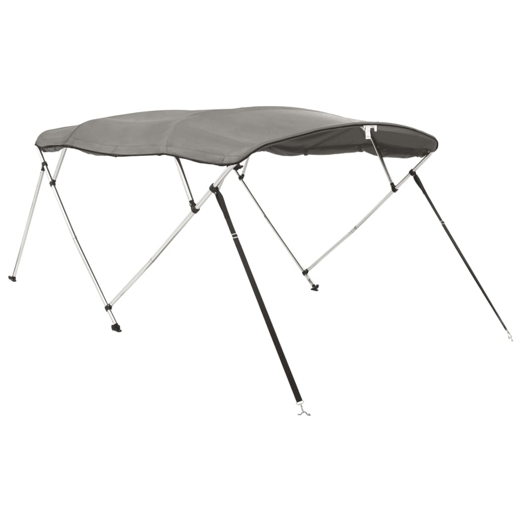 Bimini di Prua con Pareti Laterali 4 Archi 243x(185-198)x137cm
