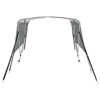 Bimini di Prua Pareti Laterali Rete 3 Archi 183x(137-152)x137cm