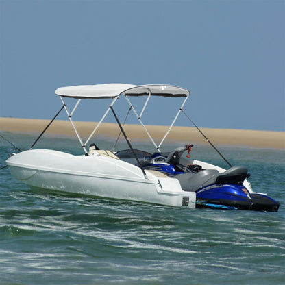 Bimini di Prua Pareti Laterali Rete 3 Archi 183x(154-167)x137cm