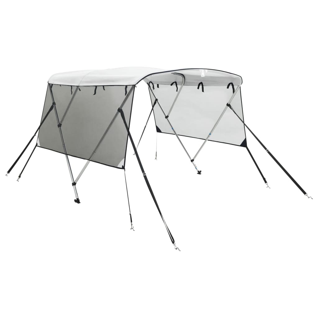 Bimini di Prua Pareti Laterali Rete 3 Archi 183x(185-198)x137cm