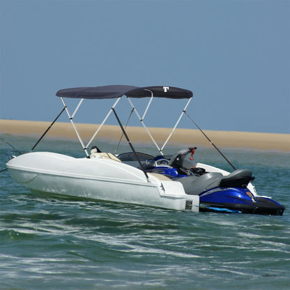 Bimini di Prua Pareti Laterali Rete 3 Archi 183x(137-152)x137cm
