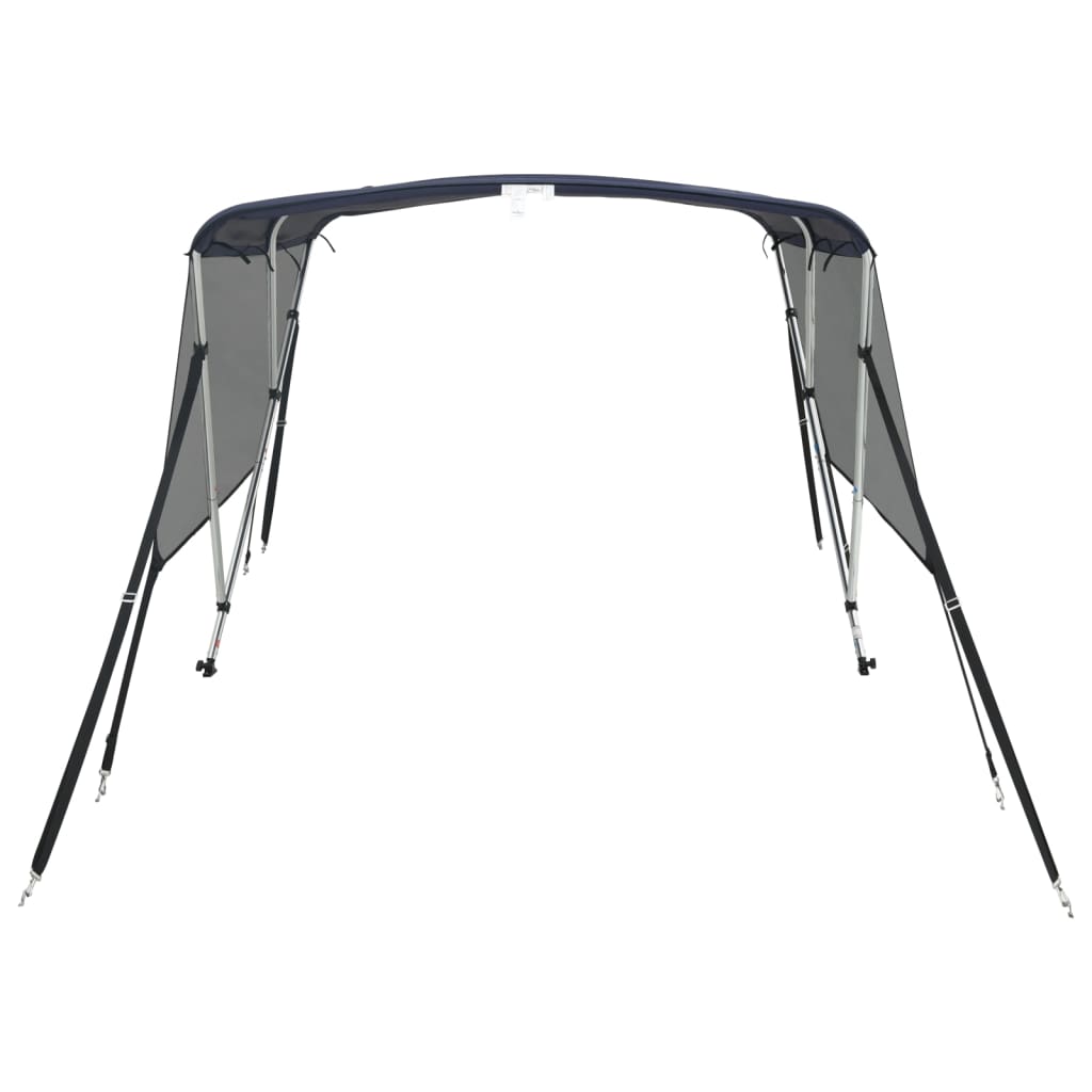 Bimini di Prua Pareti Laterali Rete 3 Archi 183x(154-167)x137cm
