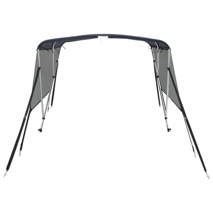 Bimini di Prua Pareti Laterali Rete 3 Archi 183x(154-167)x137cm