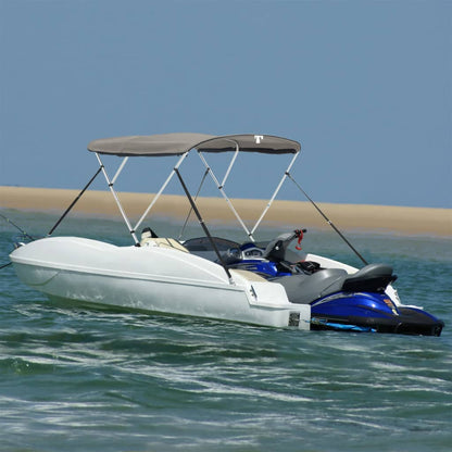 Bimini di Prua Pareti Laterali Rete 3 Archi 183x(185-198)x137cm