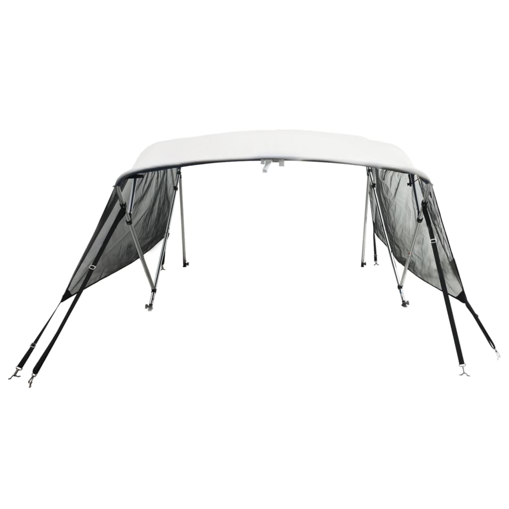 Bimini Prua con Pareti Laterali Rete 4Archi 243x(200-213)x137cm