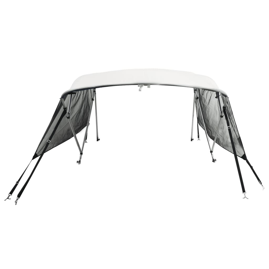 Bimini Prua con Pareti Laterali Rete 4Archi 243x(230-244)x137cm