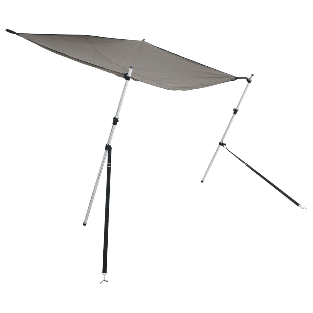 Estensione Tendalino a T Grigio Antracite 170x170x(115-183) cm