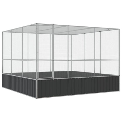 Voliera Argento 311x307x212 cm in Acciaio