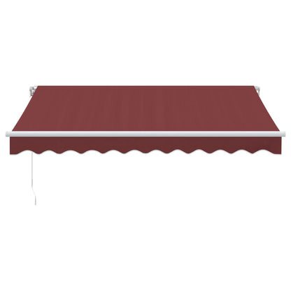 Tenda da Sole Retrattile Manuale con LED BordÃ² 300x250 cm