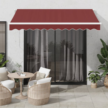 Tenda da Sole Retrattile Manuale con LED BordÃ² 300x250 cm