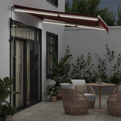 Tenda da Sole Retrattile Automatica con LED BordÃƒÂ² 300x250 cm