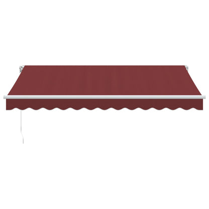 Tenda da Sole Retrattile Manuale con LED BordÃ² 350x250 cm