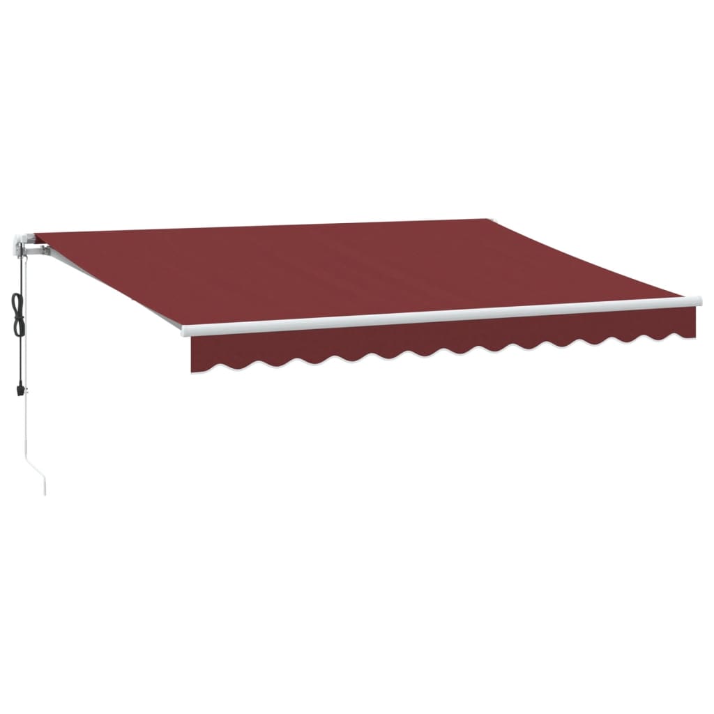 Tenda da Sole Retrattile Automatica con LED BordÃ² 350x250 cm