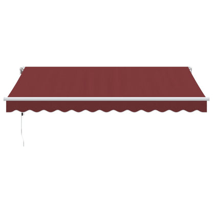 Tenda da Sole Retrattile Automatica con LED BordÃ² 350x250 cm