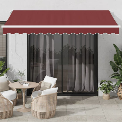 Tenda da Sole Retrattile Automatica con LED BordÃ² 350x250 cm