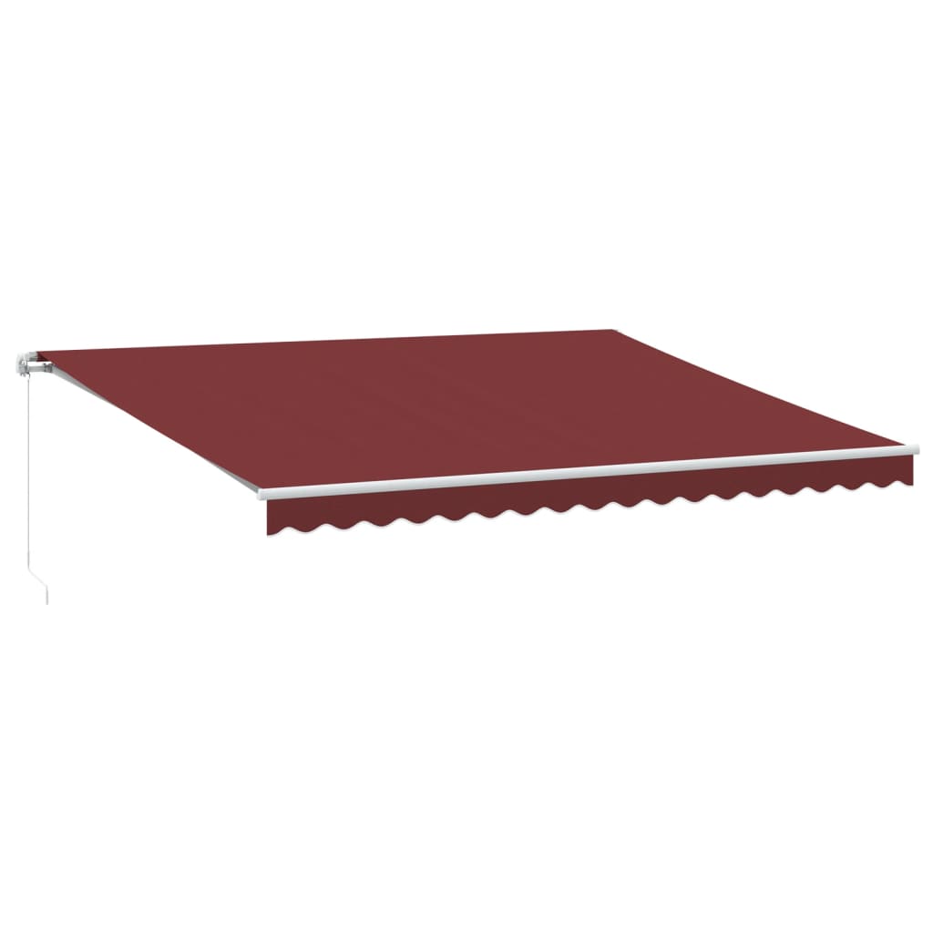 Tenda da Sole Retrattile Manuale con LED BordÃ² 450x300 cm