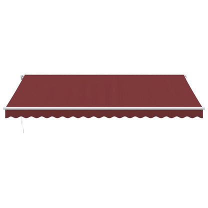 Tenda da Sole Retrattile Manuale con LED BordÃ² 450x300 cm