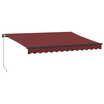 Tenda da Sole Retrattile Manuale con LED BordÃ² 350x250 cm