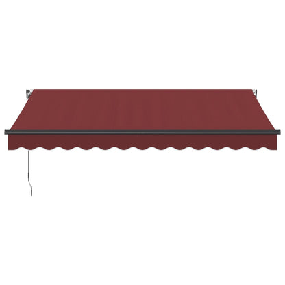 Tenda da Sole Retrattile Manuale con LED BordÃ² 350x250 cm