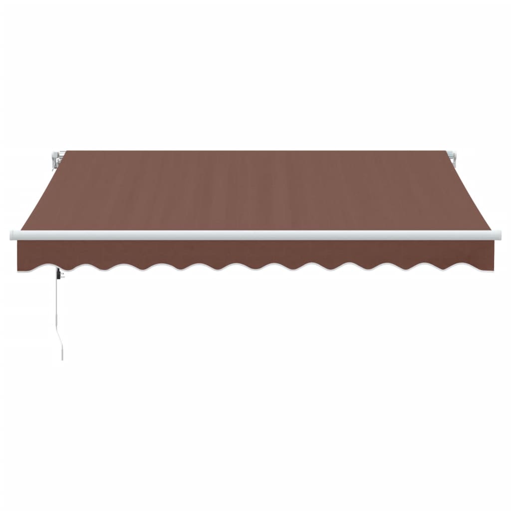 Tenda da Sole Retrattile Automatica Marrone 300x250 cm