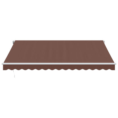 Tenda da Sole Retrattile Automatica Marrone 400x350 cm