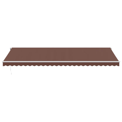 Tenda da Sole Retrattile Automatica Marrone 600x350 cm